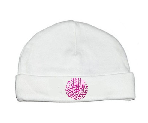 Bonnet bebé costumbre Bism allah alrahman alraheem en Rose