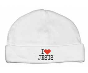 Bonnet bebé personalizado amo a Jesús