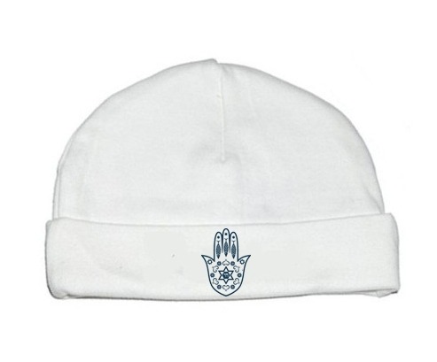 Bonnet judaísmo personalizado del bebé: Khamsa Fatman Hand