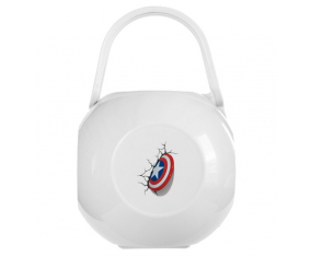 Captain America Shield Nipple Box rompe la pared