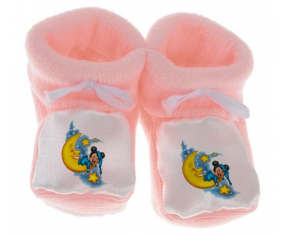 Chausson bebé Disney Mickey Good Night Color Rosa