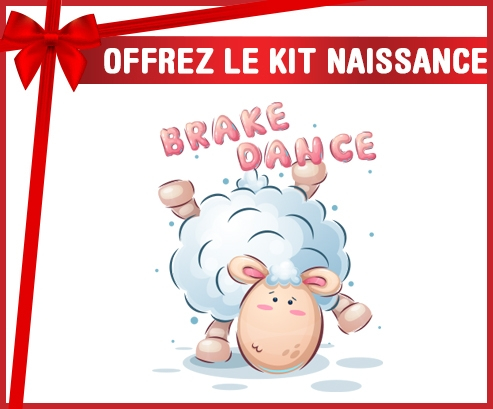 kit naissance bebé personalizado divertido animales freno danza