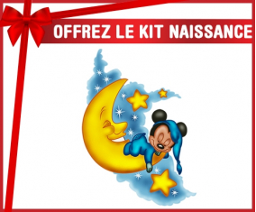 kit naissance bebé personalizado Disney Mickey Buenas noches