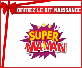 kit naissance bebé personalizado super mamá