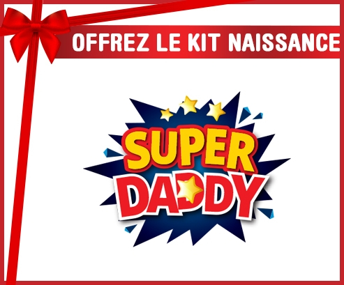 kit naissance Super DADY Bebé personalizado