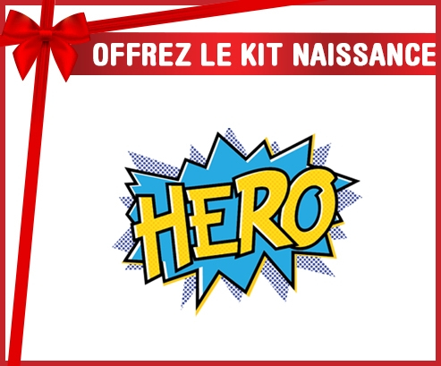 kit naissance bebé héroe personalizado