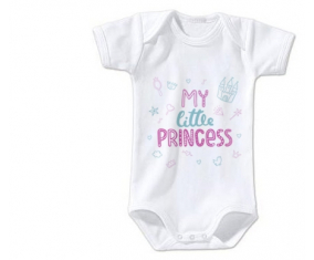 Body Baby My little princess design-1 talla 3/6 meses mangas cortas