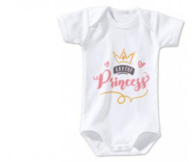 Body Bebé Mi pequeña princesa diseño-2 talla 3/6 meses mangas cortas