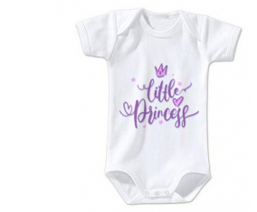 Body Bebé Mi pequeña princesa diseño-5 talla 3/6 meses mangas cortas