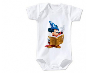 Body disney bebé Mickey mago libro mágico tamaño 3/6 meses mangas cortas