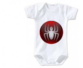 Body bebé Spiderman botón spider-hiter tamaño 3/6 meses mangas cortas