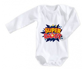 Body bebé super DADY tamaño 3/6 meses mangas largas