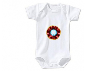 Body bebé iron man bow reacter tamaño 3/6 meses mangas cortas