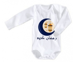 Body bebé Islam ramadhan kareem design-2 talla 3/6 meses mangas largas