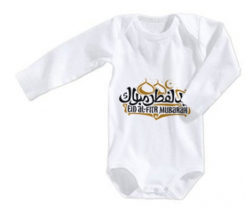 Body bebé Islam eid fitr moubarek tamaño 3/6 meses mangas largas