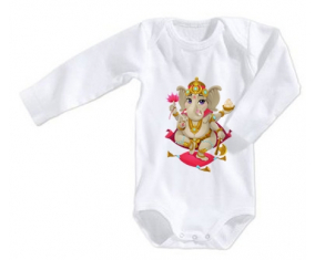 Body bebé hinduismo Ganesha tamaño 3/6 meses mangas largas
