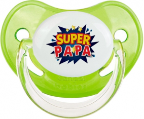 Diseño Super PAPA-1: Clásico punta fisiológica tetina verde