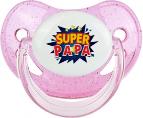 Diseño de Super PAPA-1: Punta fisiológica tetina rosa de lentejuelas