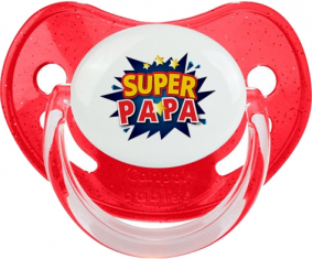 Diseño super PAPA-1: Punta fisiológica tetina de lentejuelas rojas