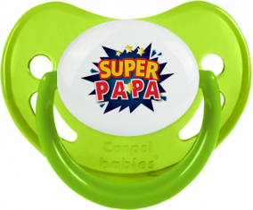 Diseño super PAPA-1: Punta fisiológica tetina verde fosforescente