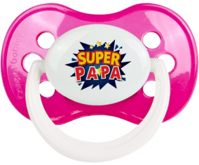 Diseño Super PAPA-1: Clásico punta anatómica tetina rosa oscuro