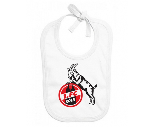 Bavoir bebé personalizado Fueball-Club Koln