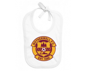 Bavoir bebé personalizado Motherwell Club de fútbol