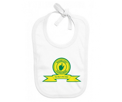 Bavoir bebé personalizado Mamelodi Sundowns Football Club