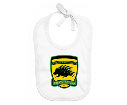 Bavoir asante Kotoko Sporting Club bebé personalizado