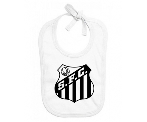 Bavoir bebé personalizado Santos Futebol Clube