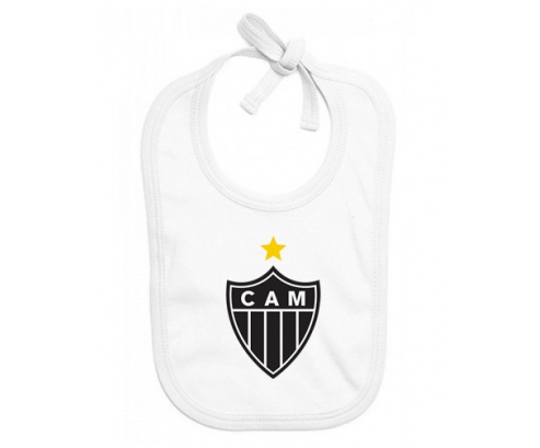 Bavoir bebé personalizado Clube Atlético Mineiro