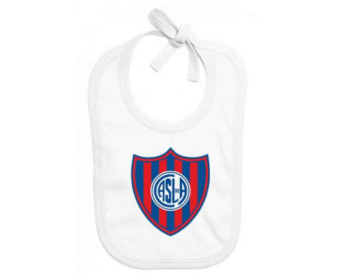 Bavoir club infantil personalizado Atlético San Lorenzo de Almagro