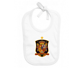 Bavoir bebé personalizada selección española de fútbol