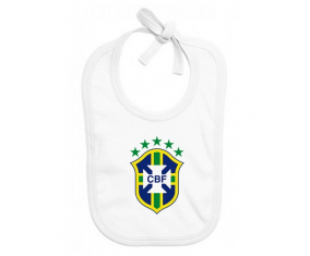Bavoir bebé personalizó a la selección brasileña de fútbol