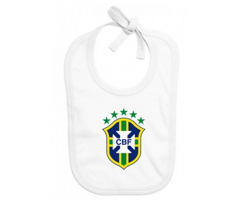 Bavoir bebé personalizó a la selección brasileña de fútbol