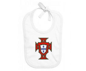 Bavoir bebé personalizada selección de fútbol de Portugal