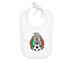 Bavoir bebé personalizada selección de fútbol de México