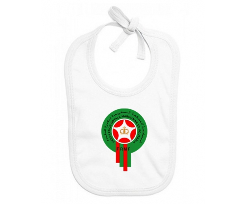 Bavoir bebé personalizada selección de fútbol de Marruecos