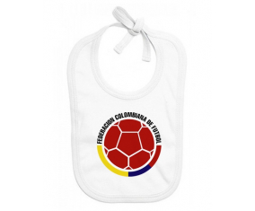 Bavoir bebé personalizada selección colombiana de fútbol