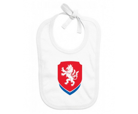 Bavoir bebé personalizado selección de fútbol de la República Checa