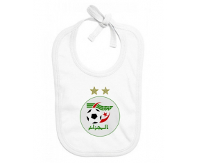 Bavoir bebé personalizada selección argelina de fútbol