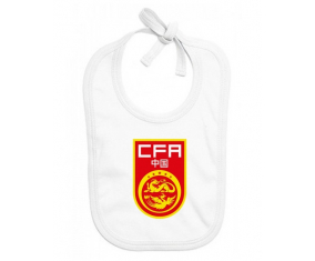 Bavoir equipo nacional de fútbol de China bebé personalizado