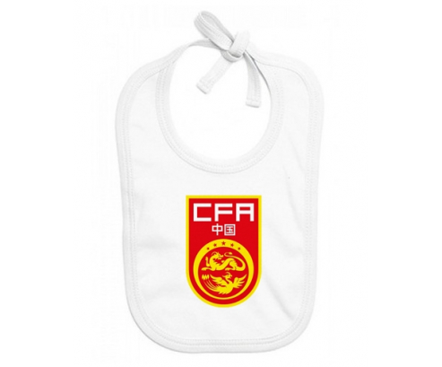 Bavoir equipo nacional de fútbol de China bebé personalizado