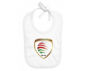 Bavoir equipo nacional de fútbol de Omán bebé personalizado