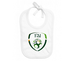 Bavoir bebé personalizada selección de fútbol de Irlanda