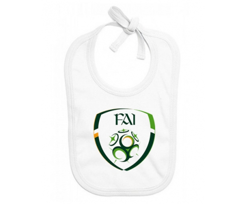 Bavoir bebé personalizada selección de fútbol de Irlanda