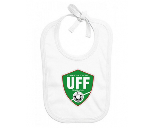 Bavoir Bebé Personalizado Uzbekistán Selección Nacional de Fútbol