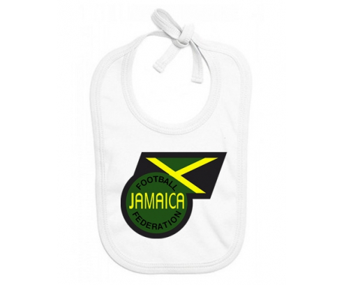 Bavoir Bebé Equipo Nacional de Fútbol de Jamaica personalizada