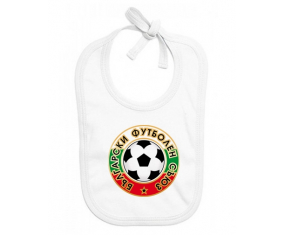 Bavoir equipo nacional de fútbol de Bulgaria bebé personalizado