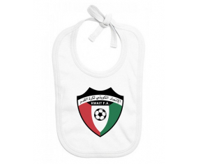 Bavoir bebé personalizado equipo nacional de fútbol de Kuwait